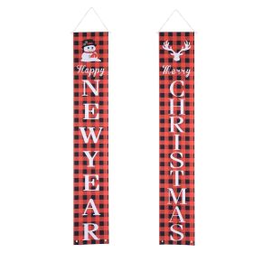 Christmas Porch Sign (Color: Red)