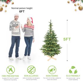 PE, PVC Christmas Tree, Christmas Decorations, Holiday Decorations (Option: 5ft)